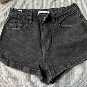 Pacsun Black Denim Shorts